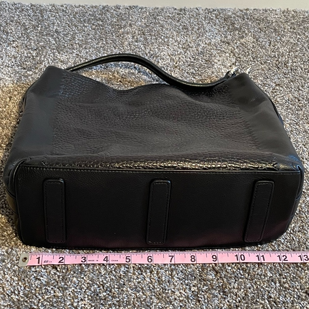 BRIGHTON Camelot Leather Black Shoulder Bag - Picture 8 of 15